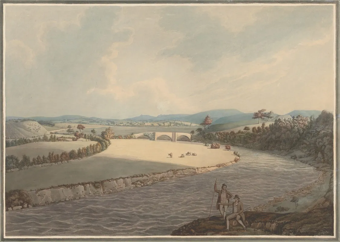 The Devils Bridge Kirkby Lonsdale Wall Art by William Green - High-Resolution Digital Print