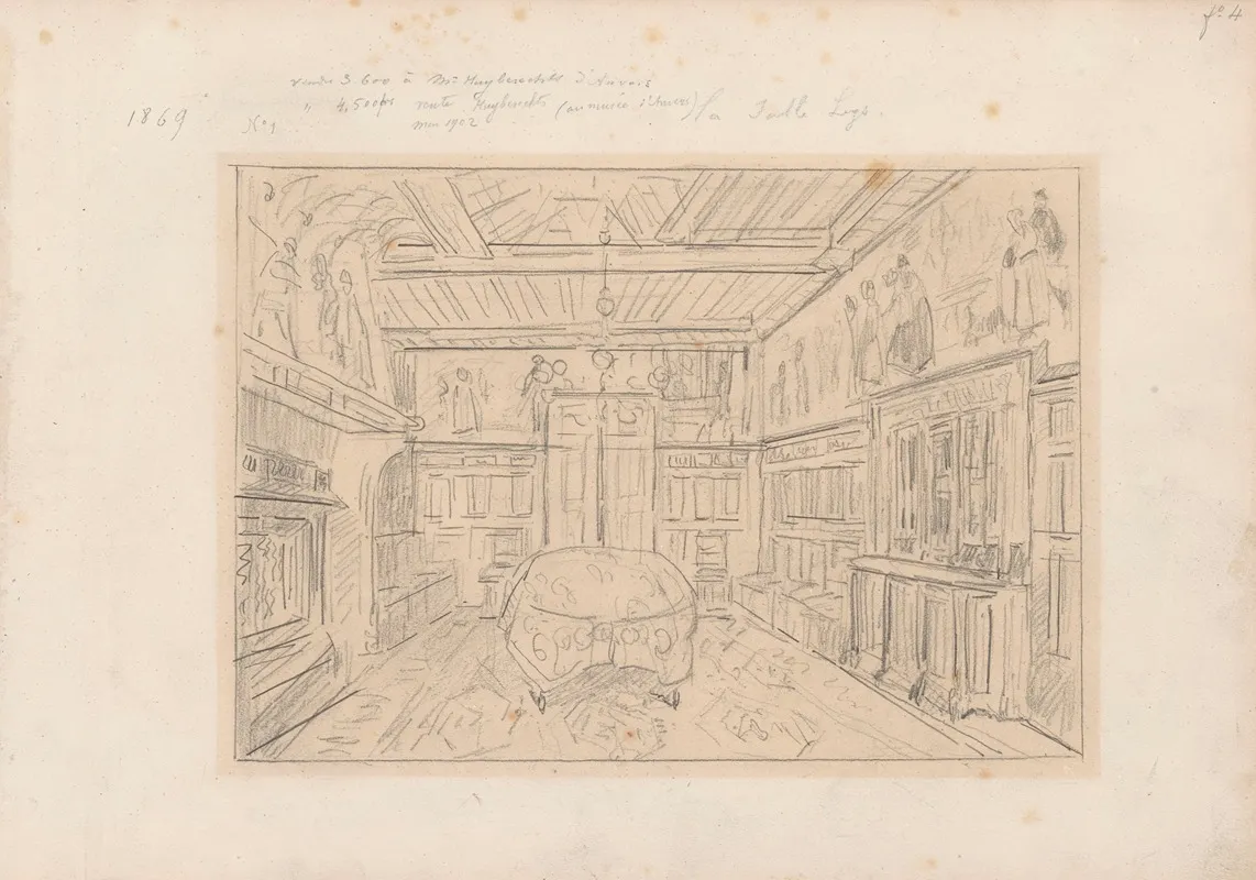 The Dining Room In The House Of The Artist Henri Leys