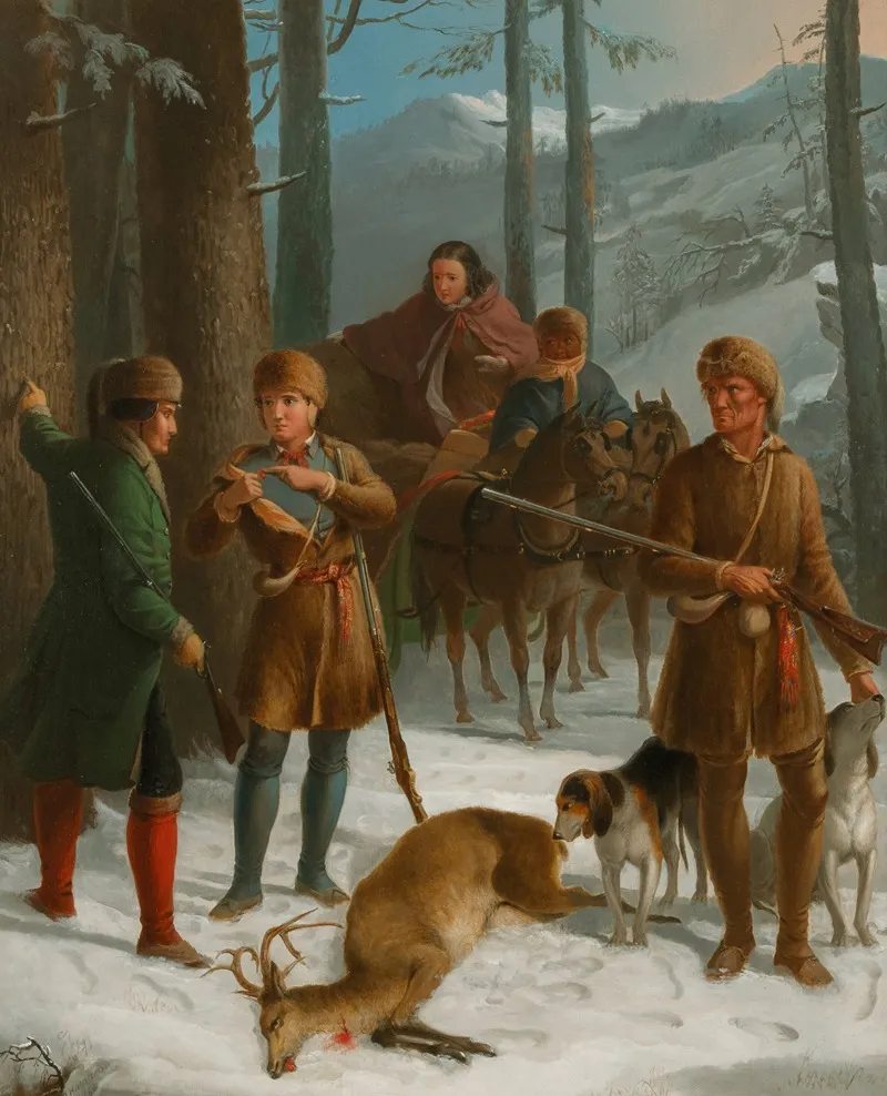 The Disputed Shot Wall Art by Tompkins Harrison Matteson - High-Resolution Digital Print