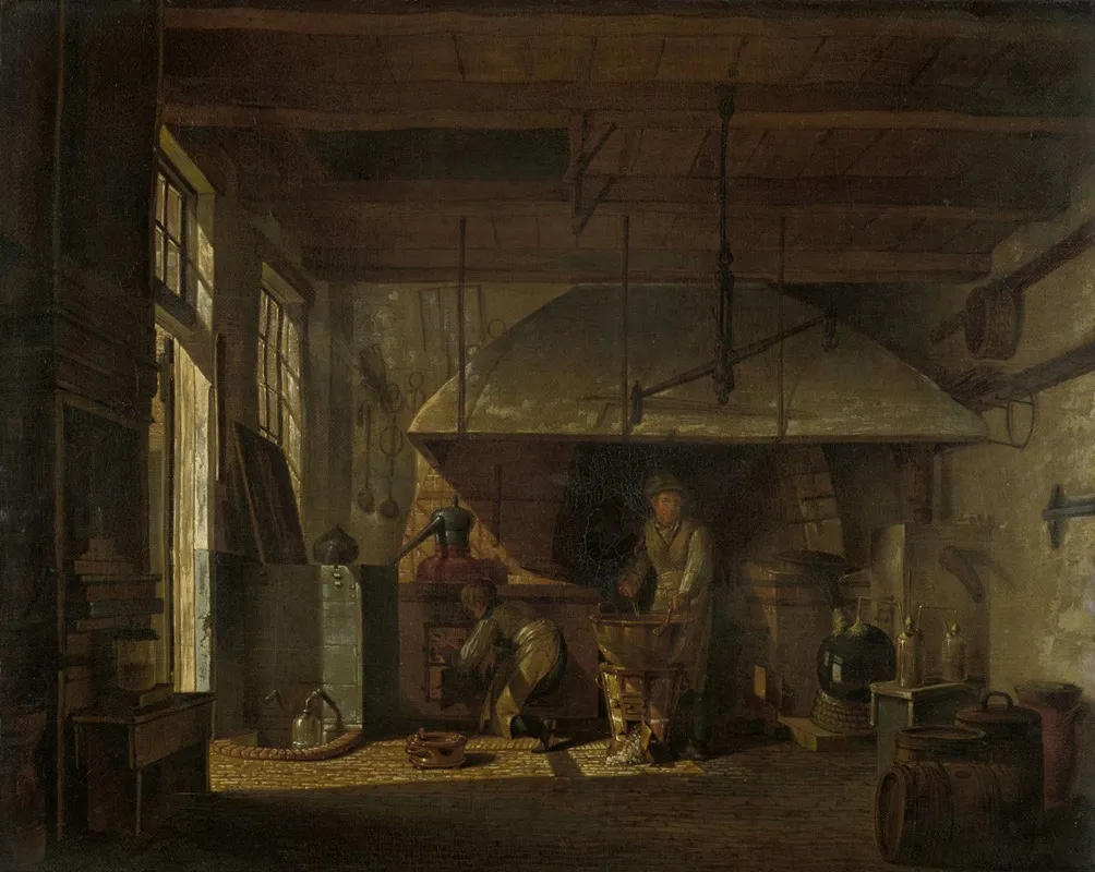 The Distillery Of Apothecary A Dailly In The Ramparts Of The Zaagmolenpoort Amsterdam