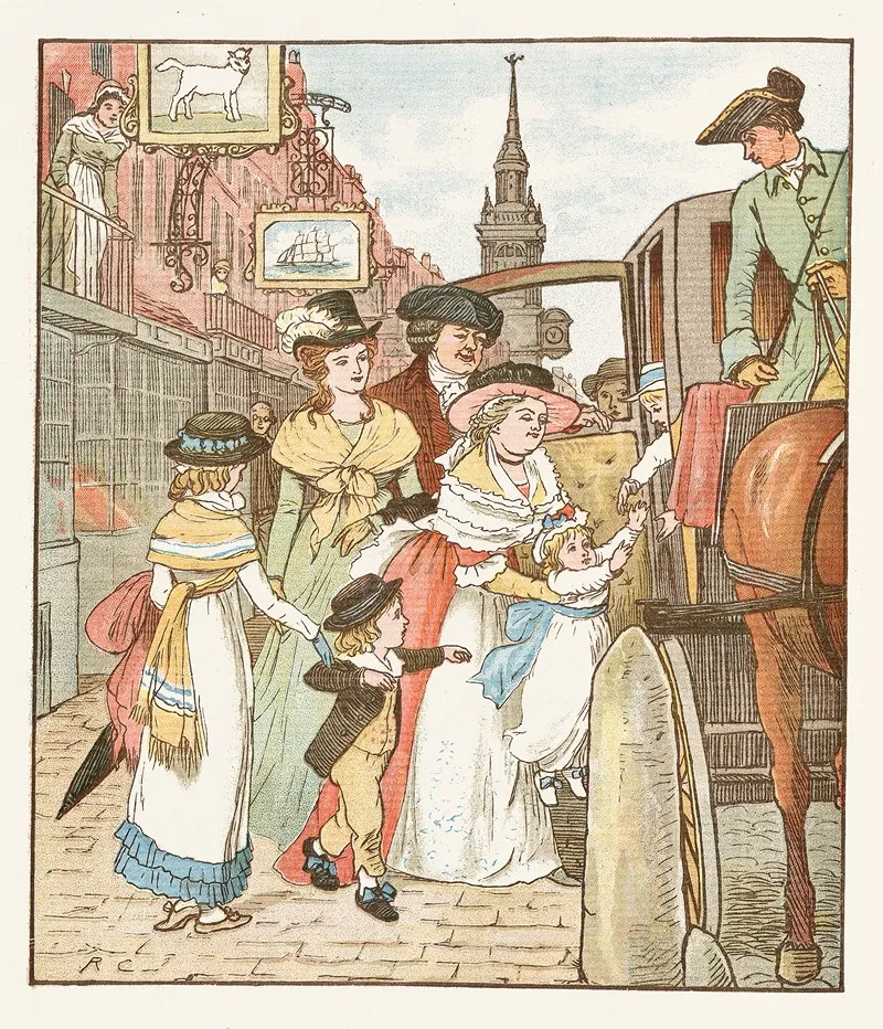 The Diverting History Of John Gilpin Pl3 Wall Art by Randolph Caldecott - High-Resolution Digital Print