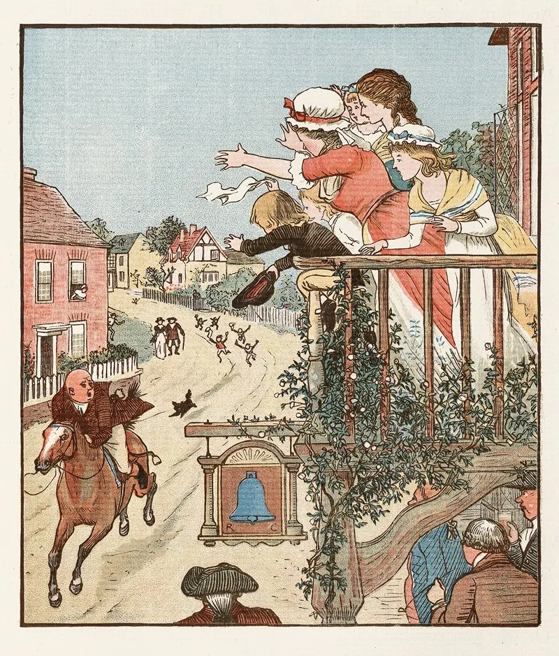 The Diverting History Of John Gilpin Pl5 Wall Art by Randolph Caldecott - High-Resolution Digital Print