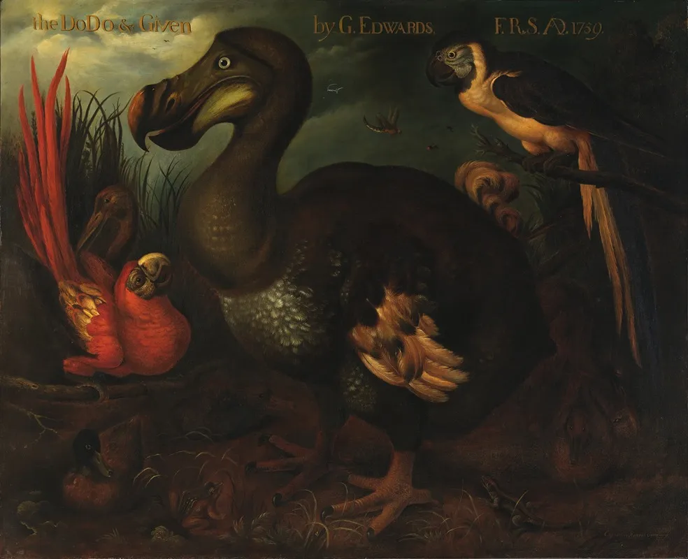 The Dodo And Given Wall Art by Henrik Gronvold - High-Resolution Digital Print