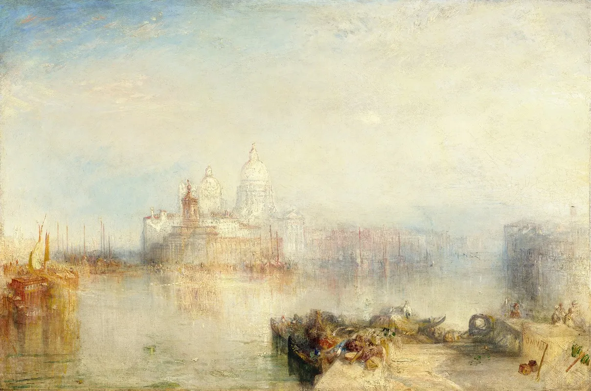 The Dogana And Santa Maria Della Salute Venice 2 Wall Art by Joseph Mallord William Turner - High-Resolution Digital Print
