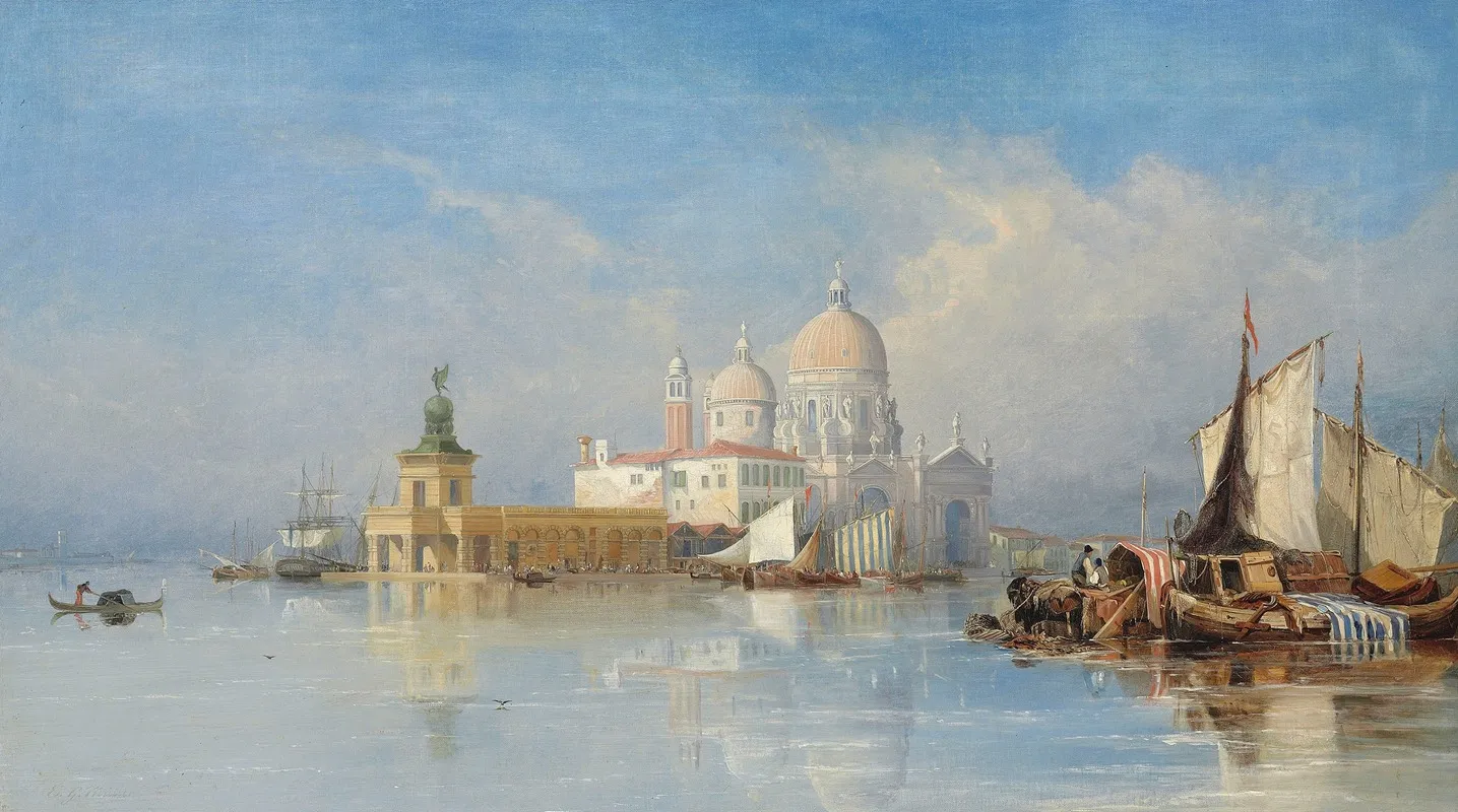 The Dogana And Santa Maria Della Salute Venice