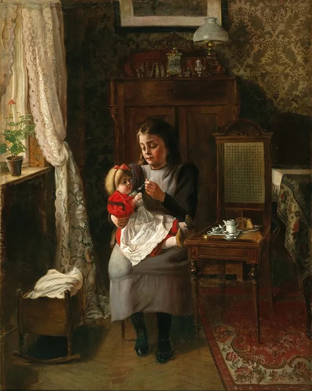 The Doll Mother Wall Art by Anton Seitz - High-Resolution Digital Print
