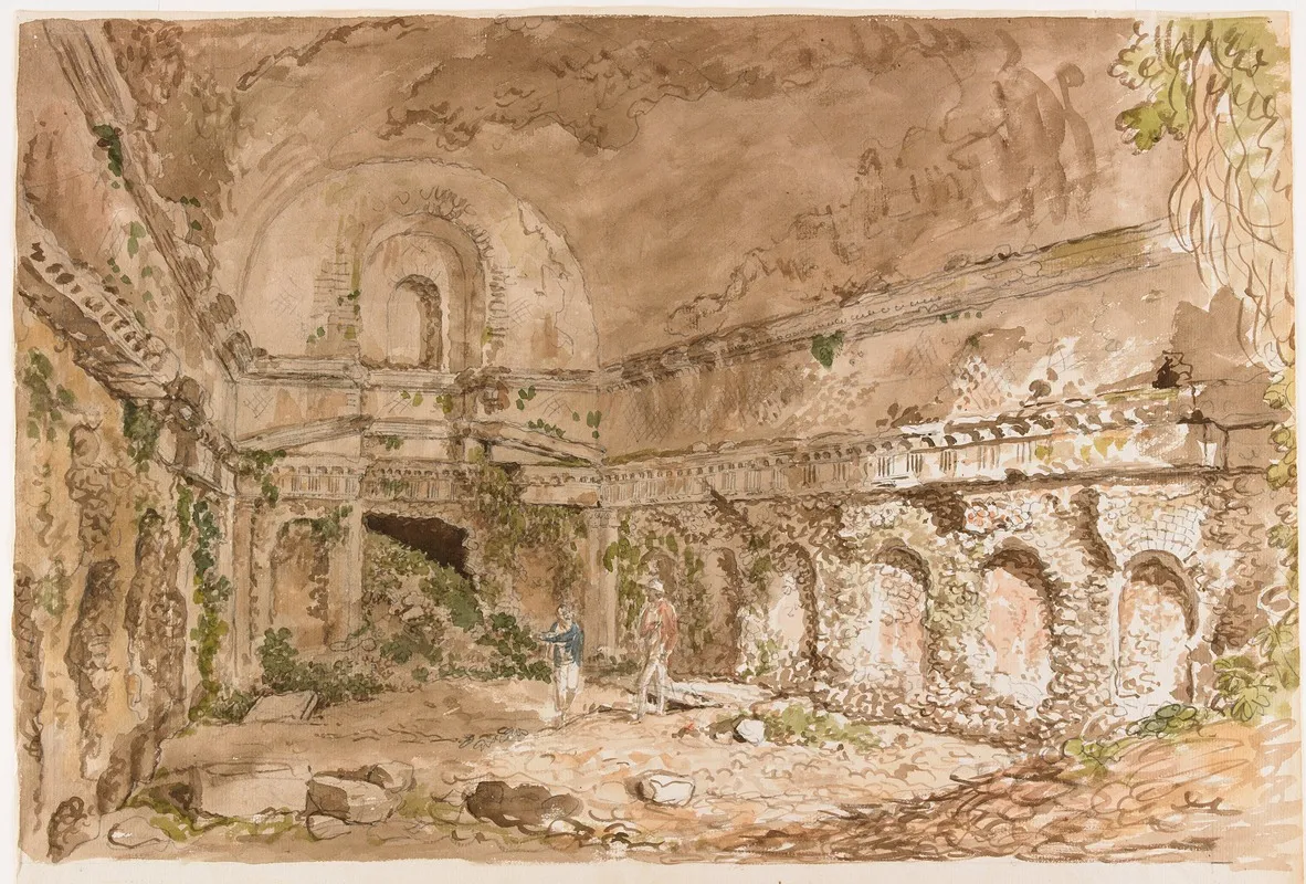 The Doric Nymphaeum At The Villa Domitian