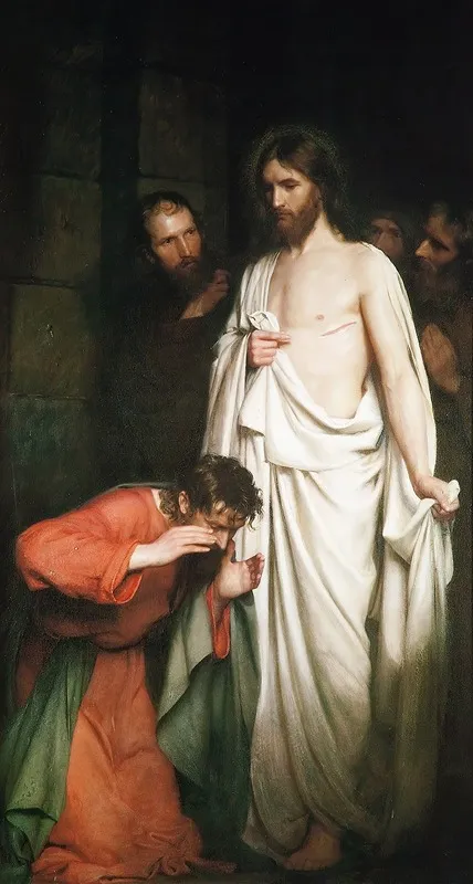 The Doubting Thomas Wall Art by Carl Bloch - High-Resolution Digital Print