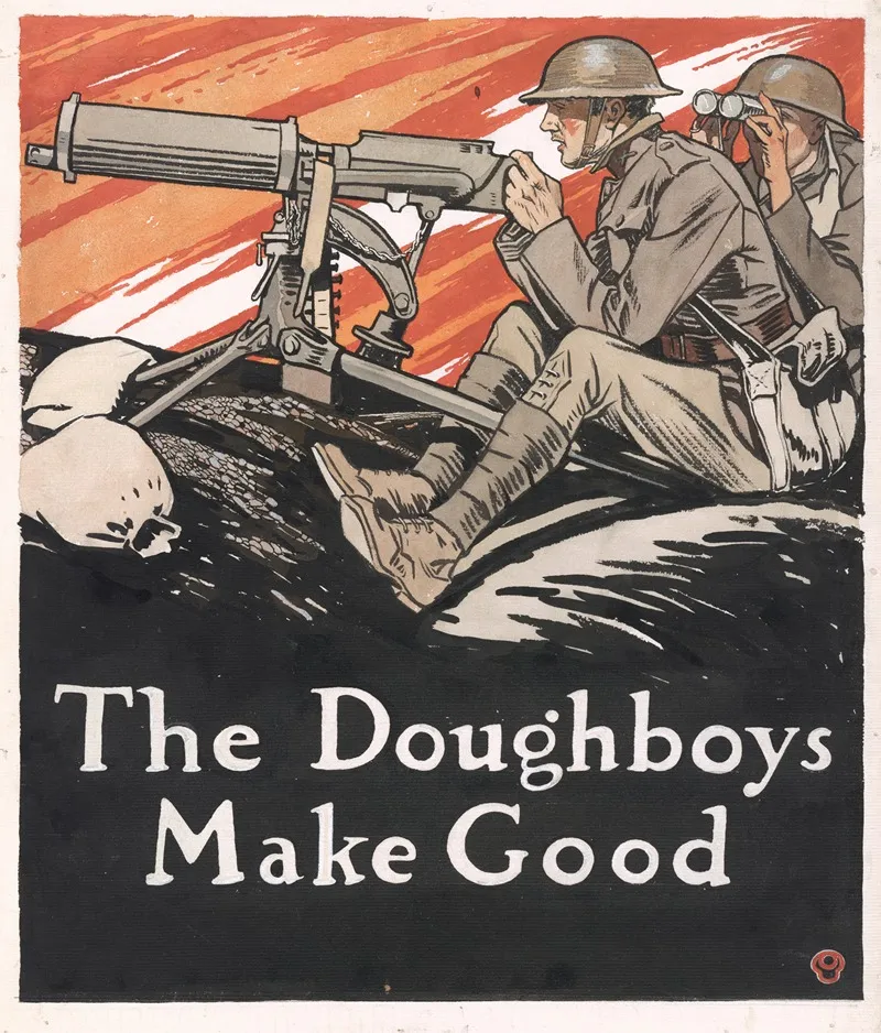 The Doughboys Make Good Wall Art by Edward Penfield - High-Resolution Digital Print