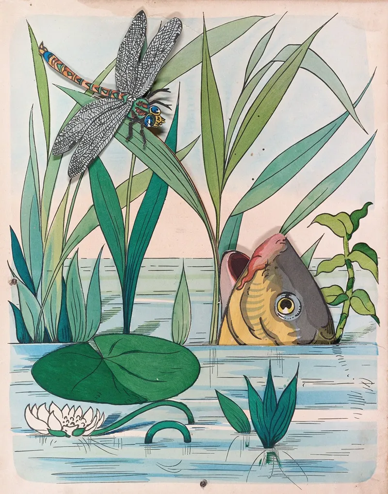 The Dragon Fly Wall Art by Lothar Meggendorfer - High-Resolution Digital Print