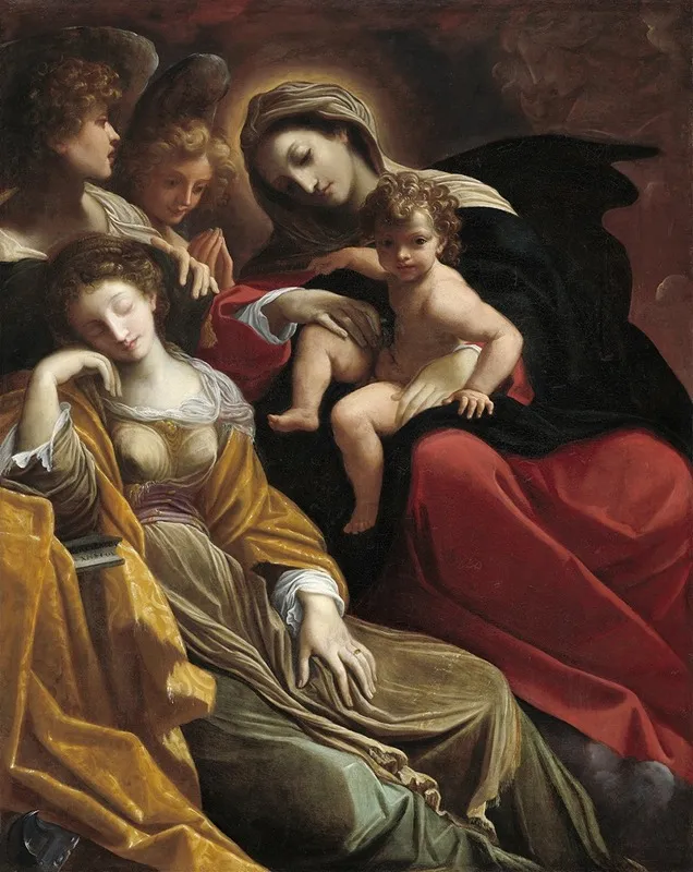 The Dream Of Saint Catherine Of Alexandria