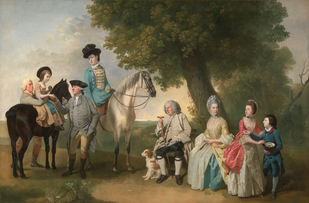 The Drummond Family Wall Art by Johan Joseph Zoffany - High-Resolution Digital Print