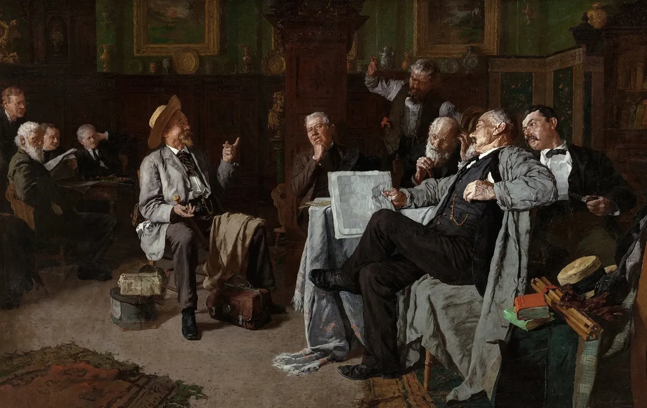 The Dubious Tale 2 Wall Art by Louis Charles Moeller - High-Resolution Digital Print