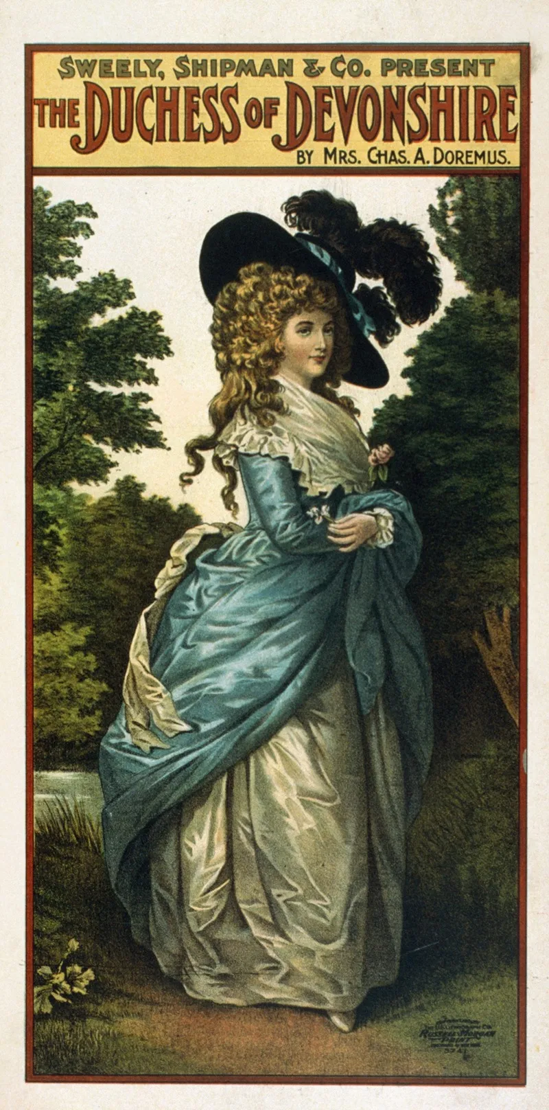 The Duchess Of Devonshire 2 Wall Art by U.S. Lithograph Co. - High-Resolution Digital Print