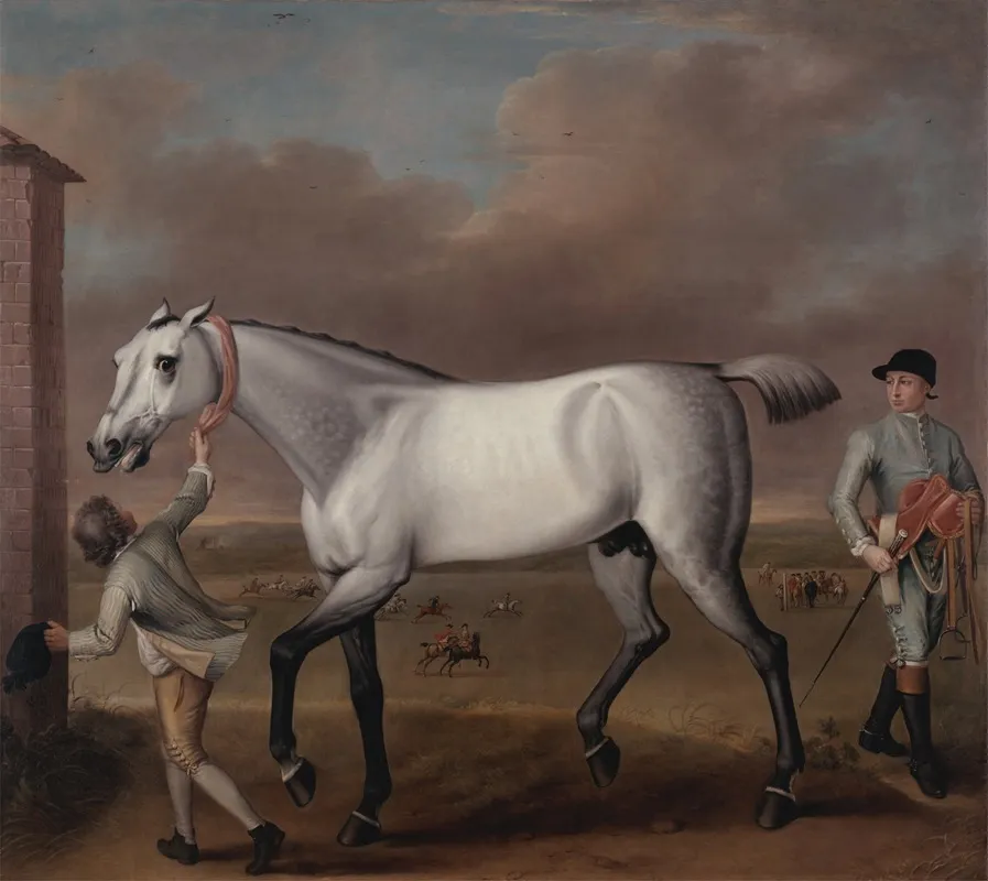 The Duke Of Hamiltons Grey Racehorse Victorious At Newmarket