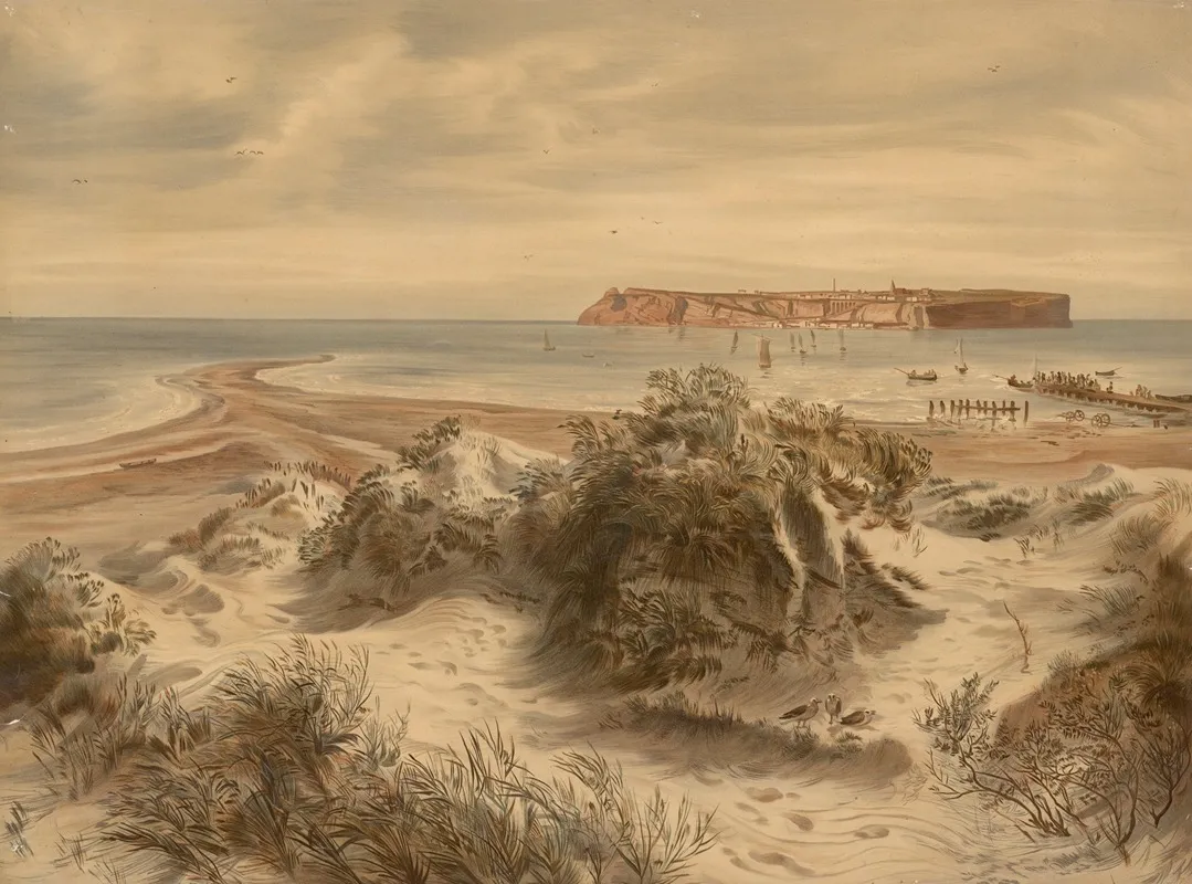 The Dune And The Rocky Island Of Heligoland