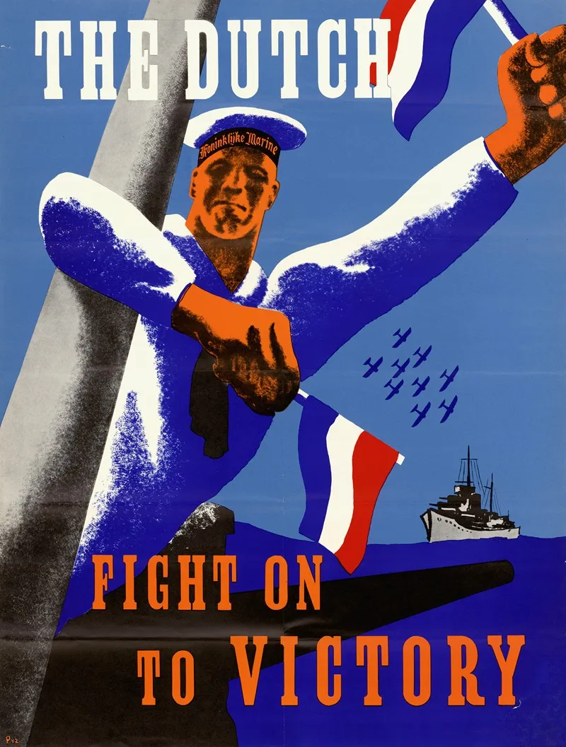 The Dutch Fight On To Victory Wall Art by A. T. Peel - High-Resolution Digital Print