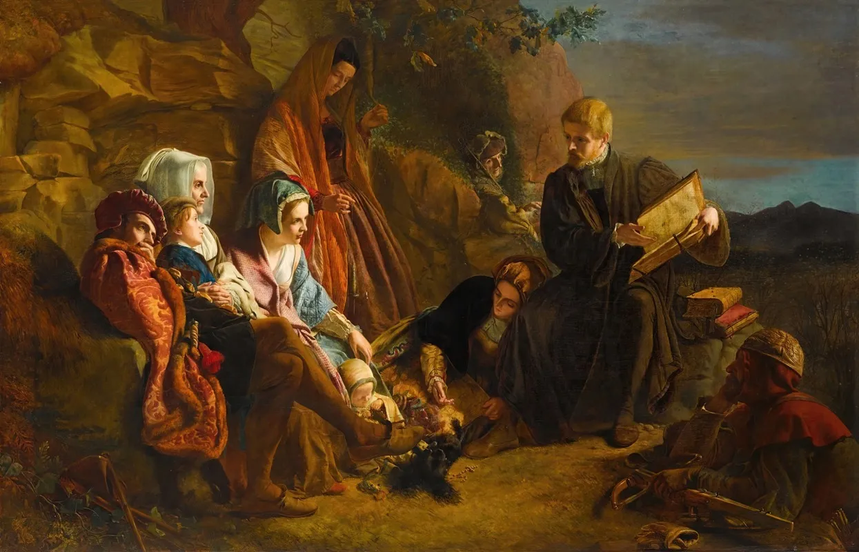 The Earliest Congregation Of Scottish Reformers Wall Art by James Drummond - High-Resolution Digital Print
