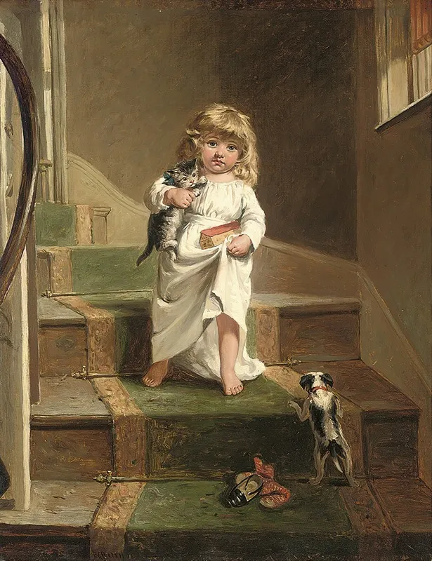 The Early Riser Wall Art by Edward Charles Barnes - High-Resolution Digital Print