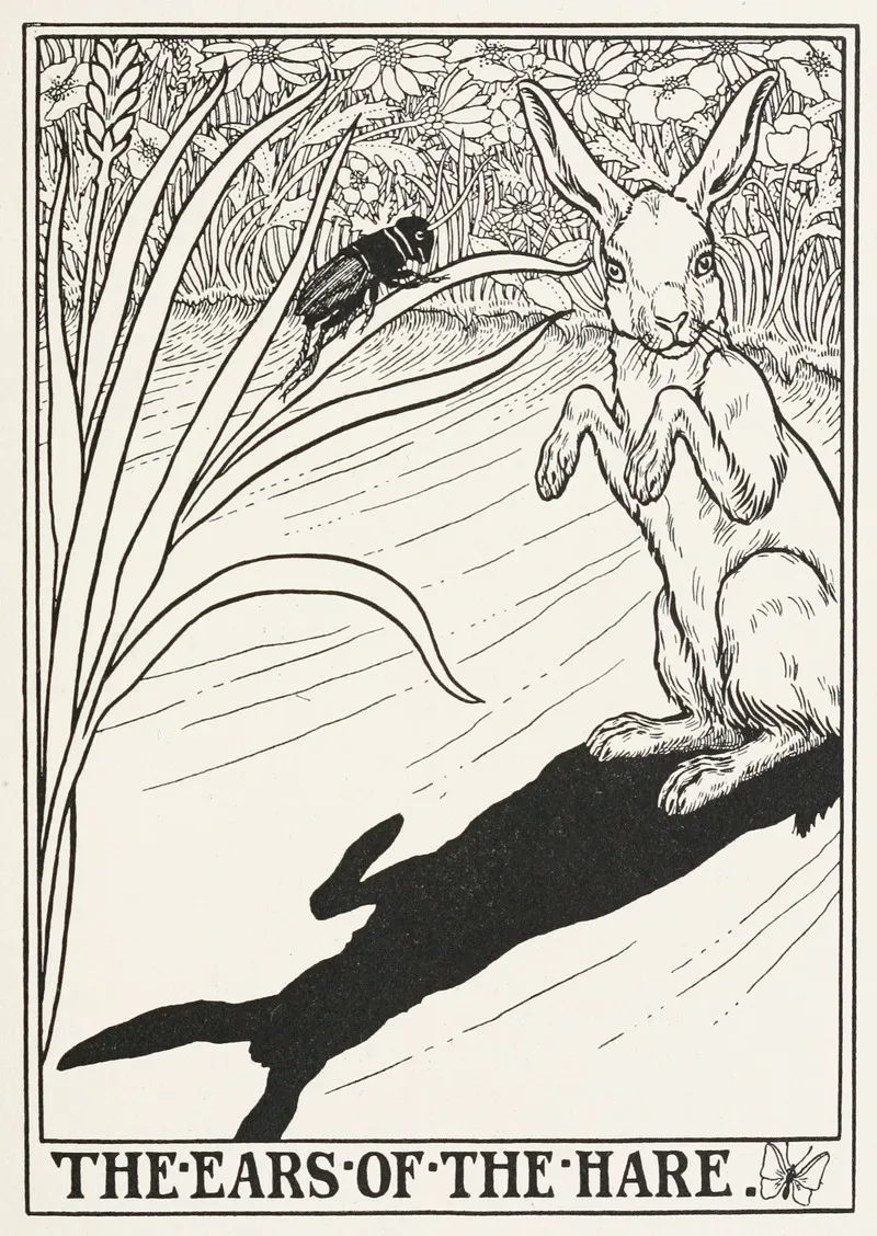The Ears Of The Hare Wall Art by Percy J. Billinghurst - High-Resolution Digital Print