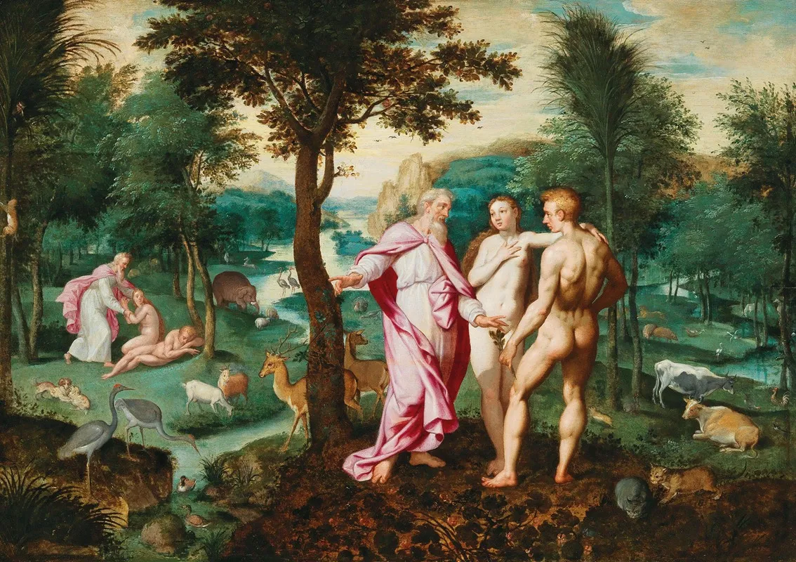 The Earthly Paradise Wall Art by Jacob De Backer - High-Resolution Digital Print