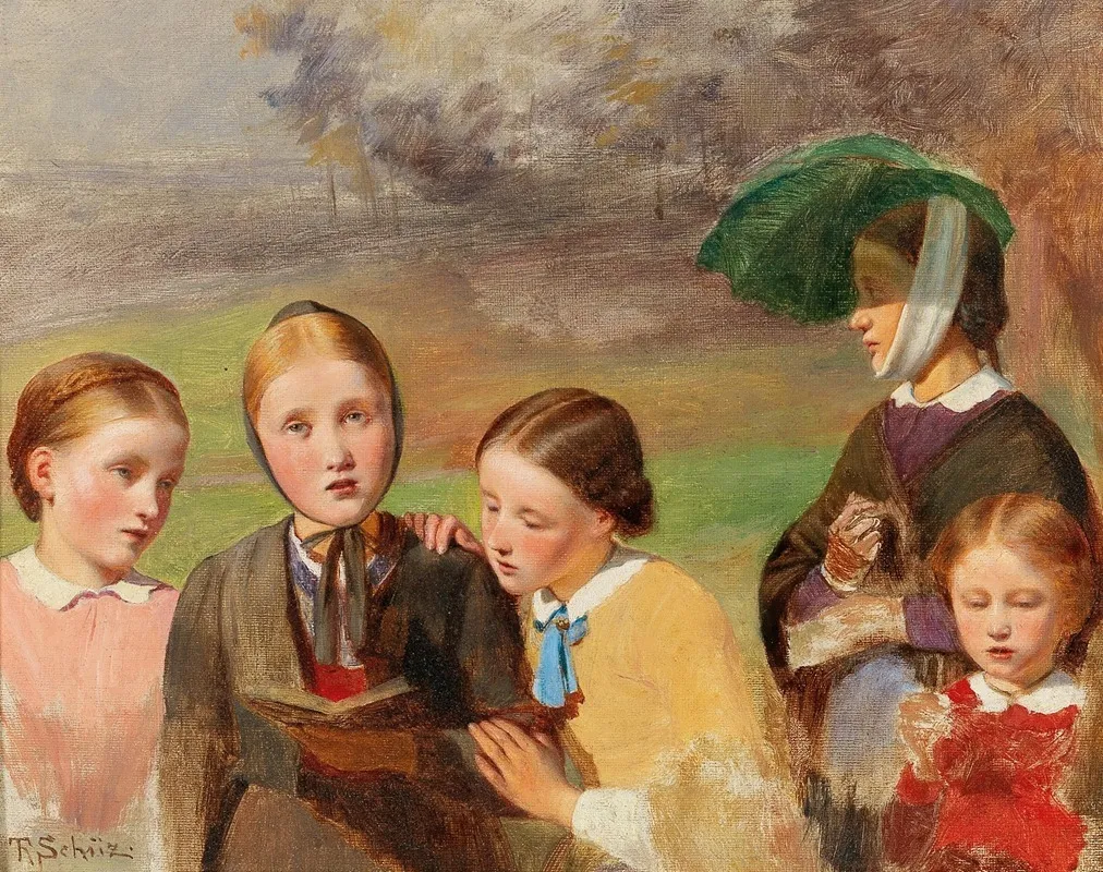 The Easter Promenade Wall Art by Theodor Schüz - High-Resolution Digital Print