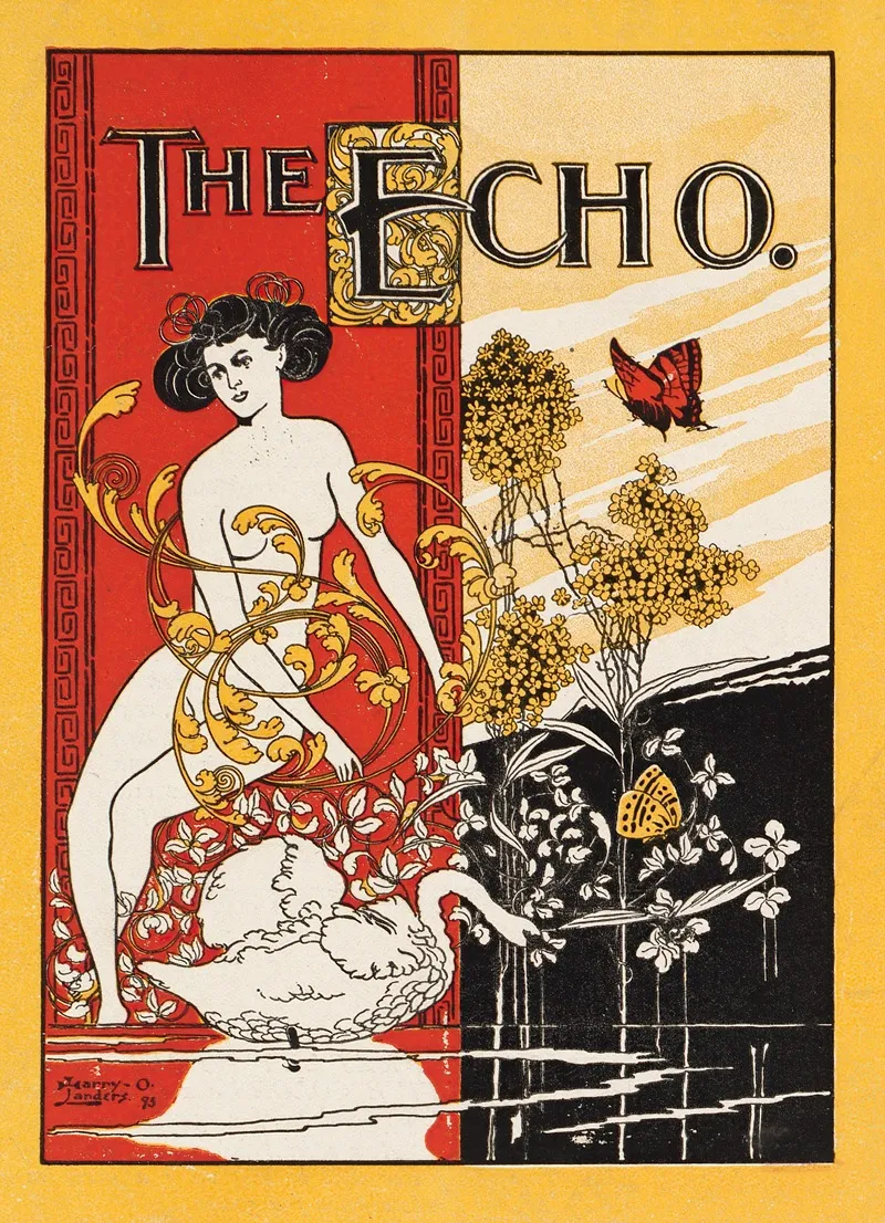 The Echo Chicago June 15 1895 Wall Art by Larry Landers - High-Resolution Digital Print