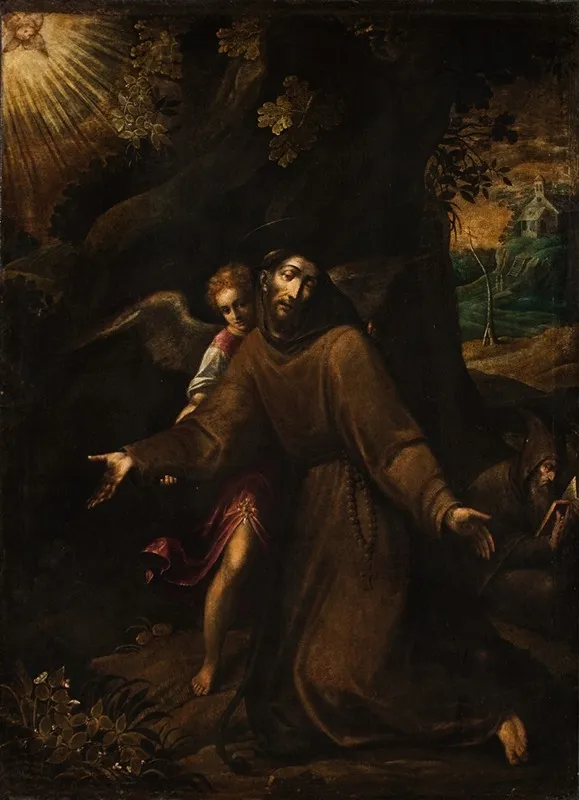 The Ecstasy Of St Francis Wall Art by Francesco Da Castello - High-Resolution Digital Print