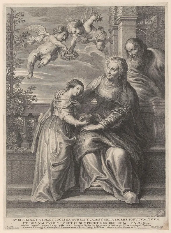 The Education Of Mary 2 Wall Art by Peter Paul Rubens - High-Resolution Digital Print