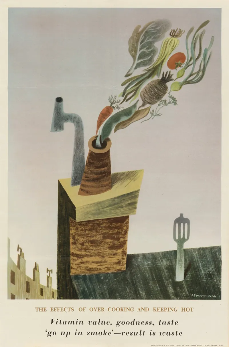 The Effects Of Over Cooking And Keeping Hot Wall Art by Lewitt-Him - High-Resolution Digital Print