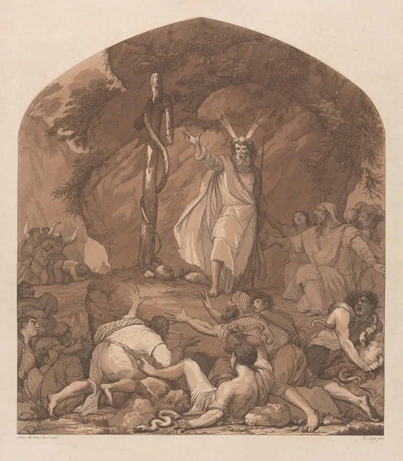 The Elevation Of The Brazen Serpent In The Wilderness
