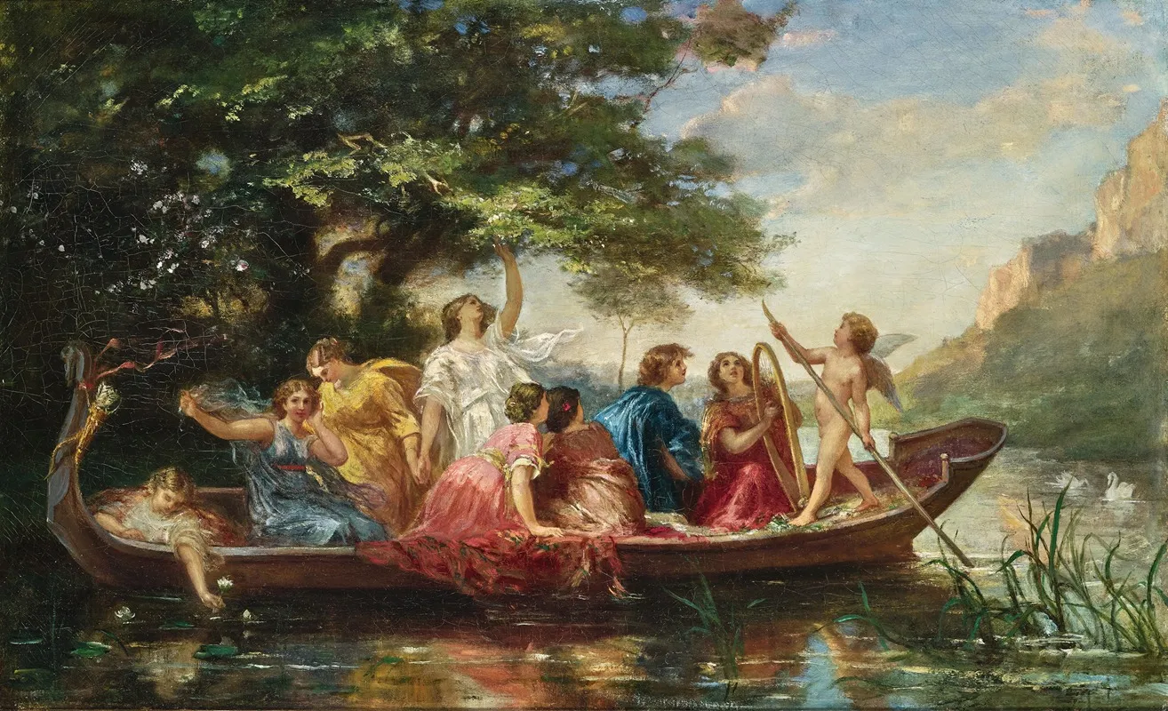 The Embarkation For Cythera 2 Wall Art by Eugène Faure - High-Resolution Digital Print