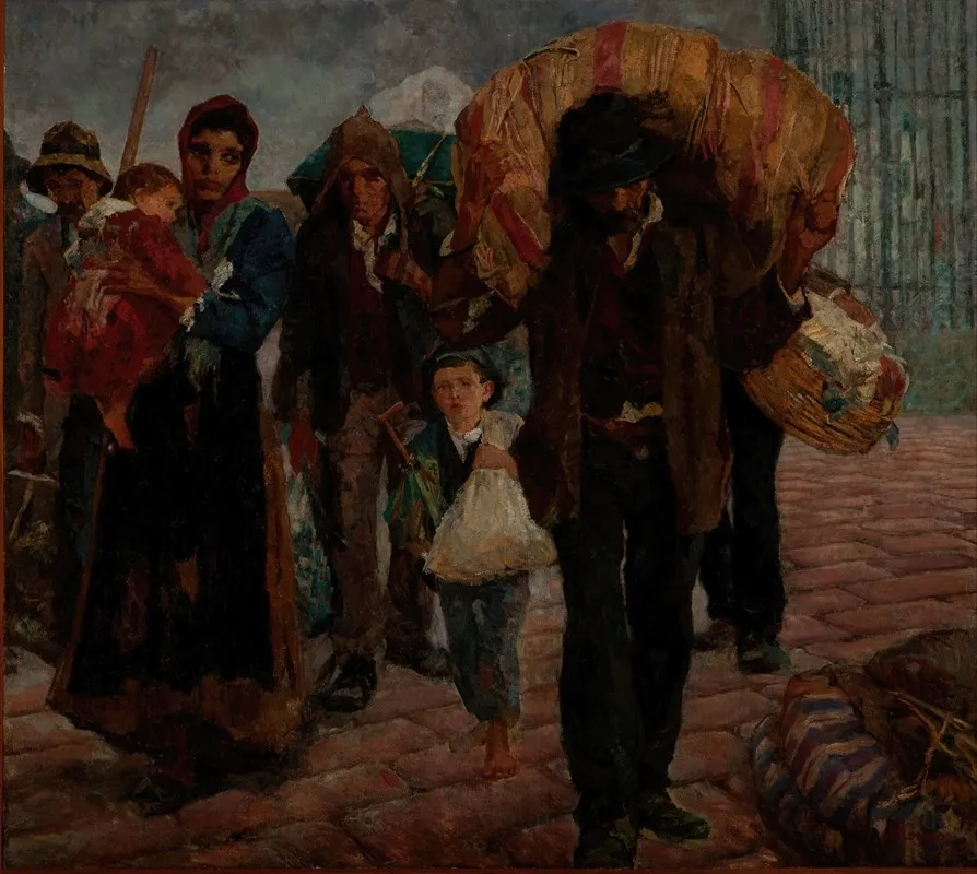The Emigrants 4 Wall Art by Antonio Rocco - High-Resolution Digital Print
