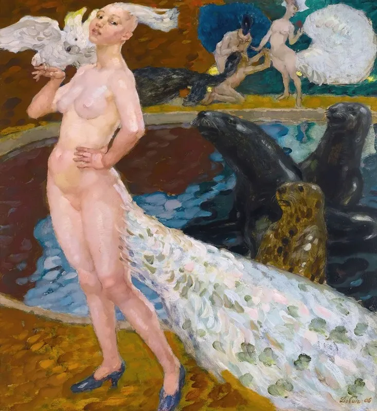 The Enchanted Garden Wall Art by Leo Putz - High-Resolution Digital Print