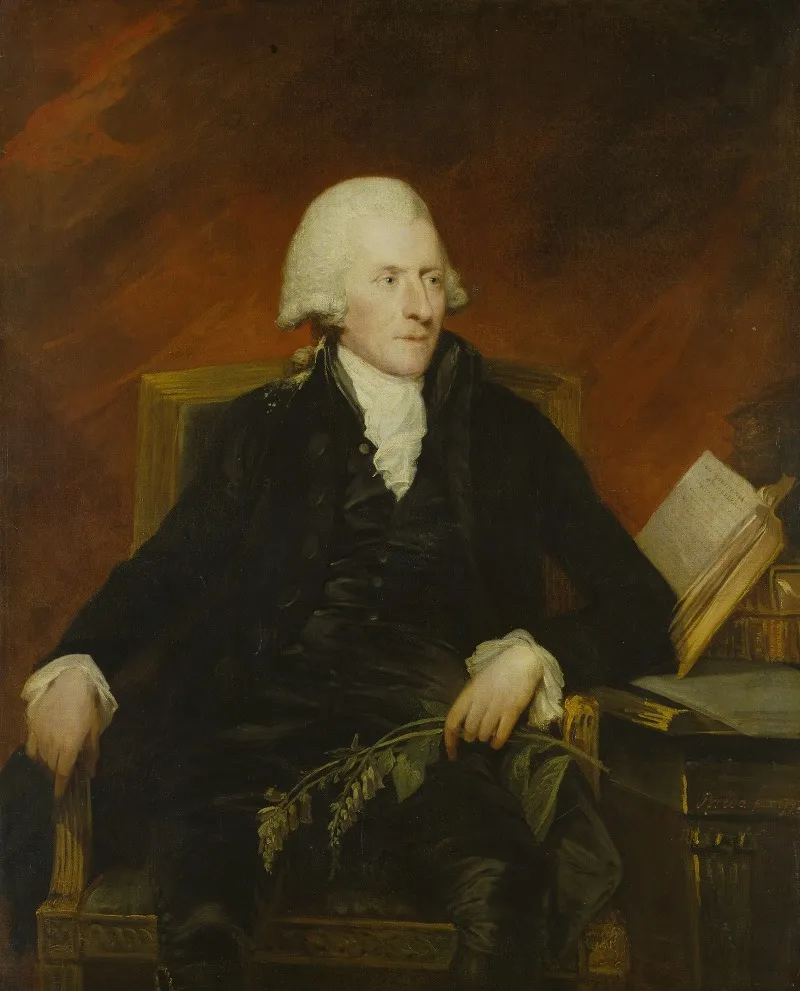 The English Physician William Withering Wall Art by Carl Frederik von Breda - High-Resolution Digital Print