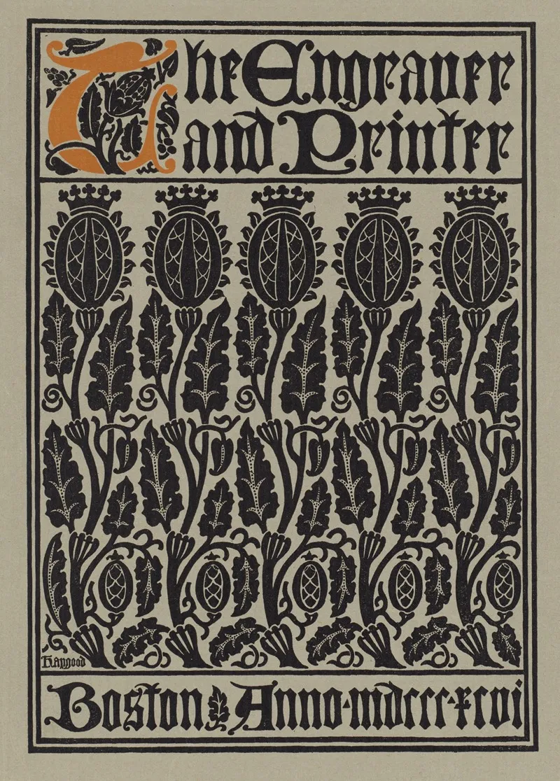 The Engraver Printer by Hapgood - High-Resolution Digital Print