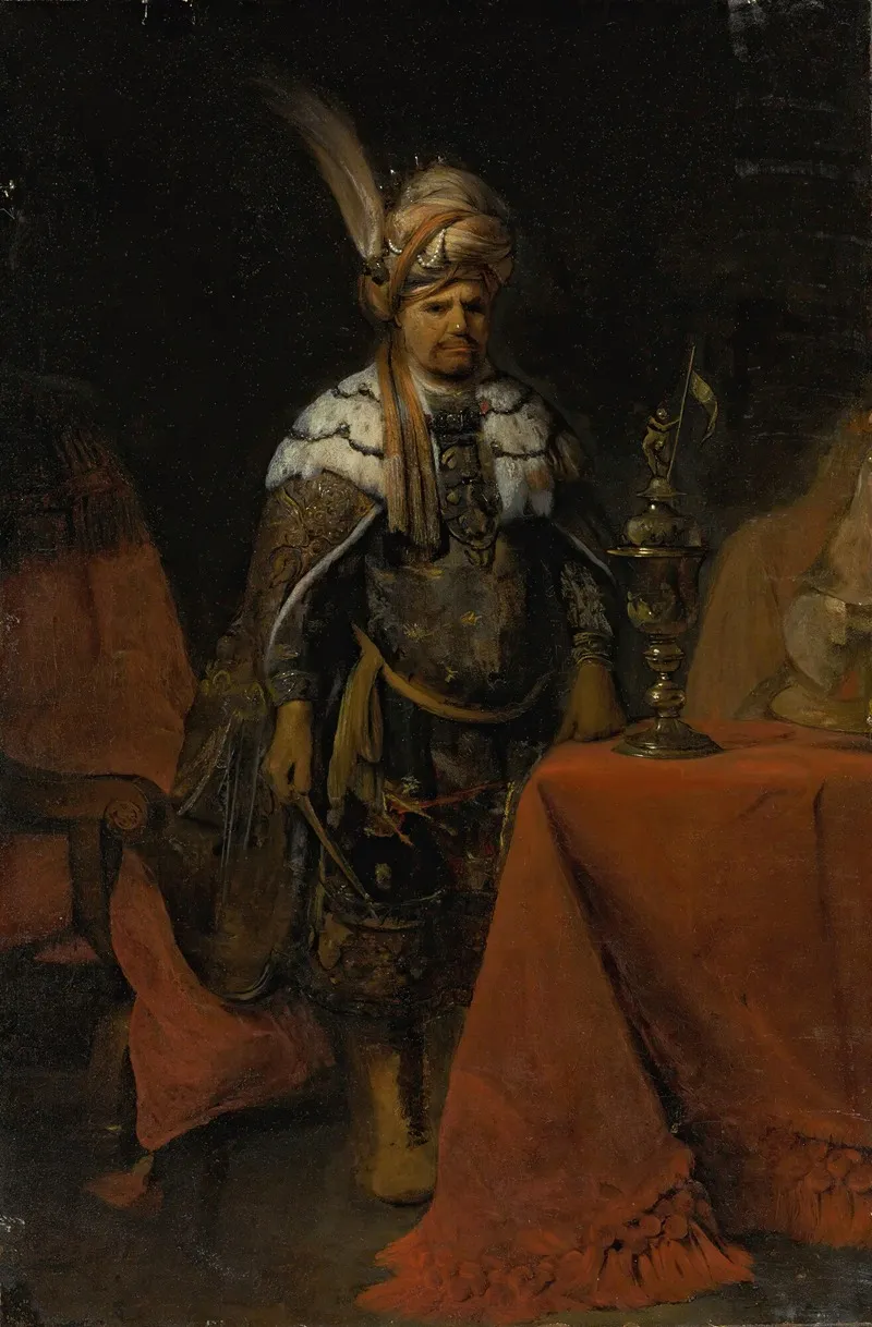 The Enraged Ahasuerus Wall Art by Aert de Gelder - High-Resolution Digital Print