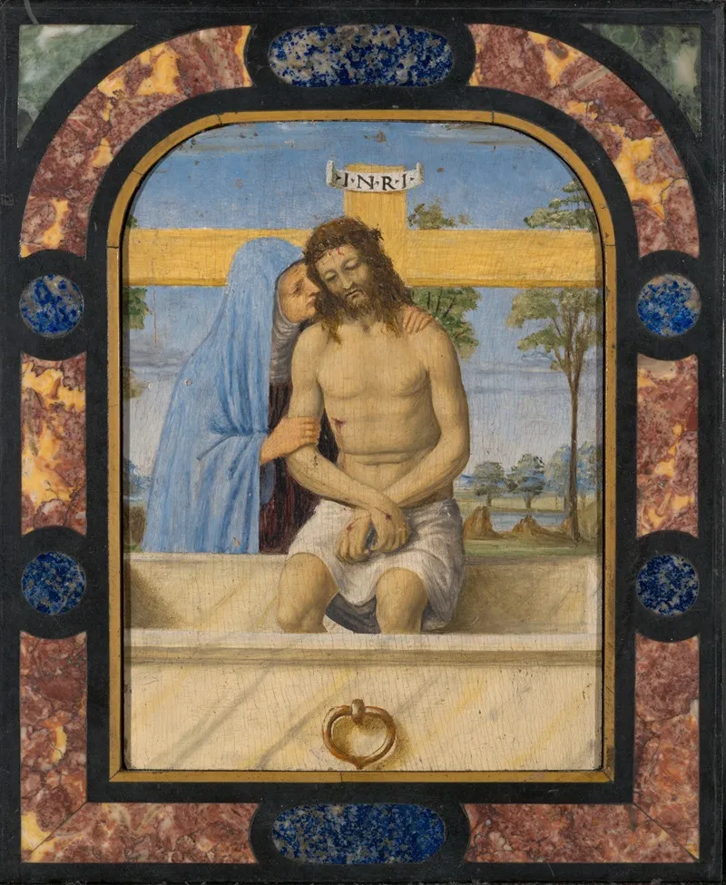 The Entombment 10 Wall Art by Andrea Solario - High-Resolution Digital Print