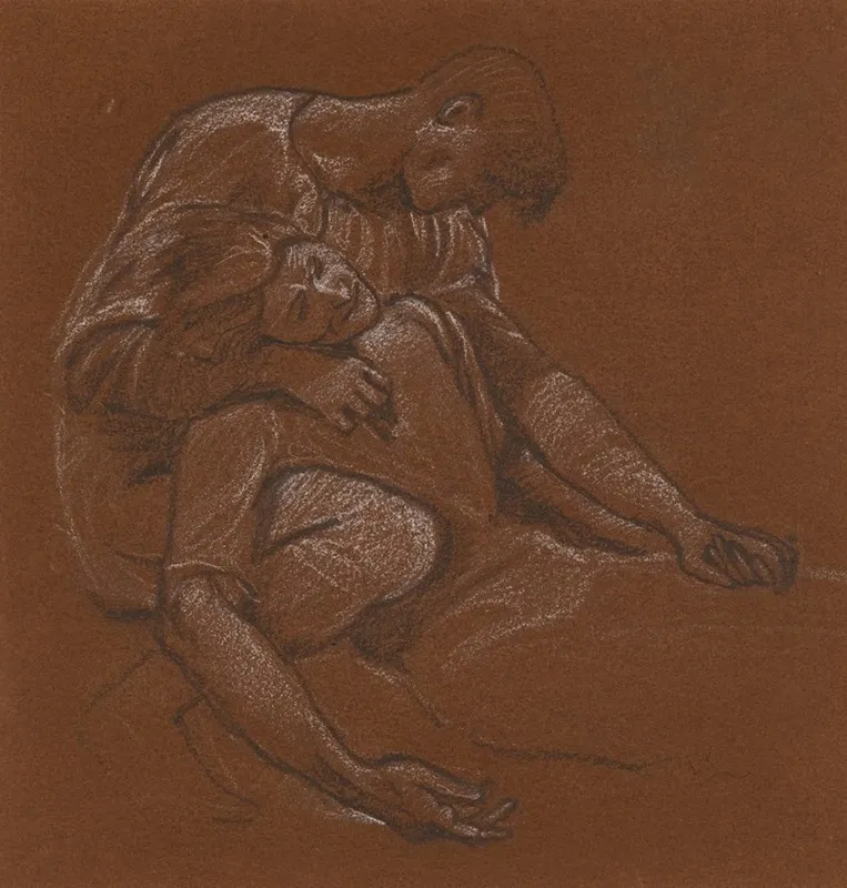 The Entombment 15 Wall Art by Sir Edward Coley Burne-Jones - High-Resolution Digital Print