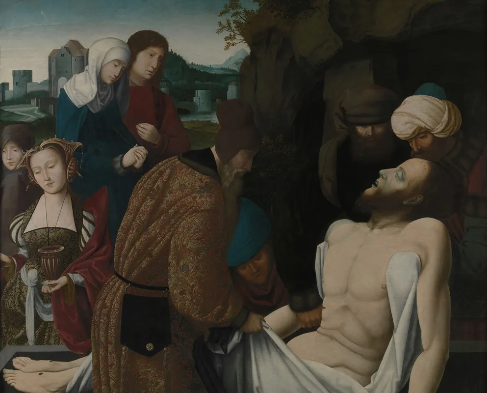 The Entombment 28 Wall Art by Master of the Mansi Magdalen - High-Resolution Digital Print