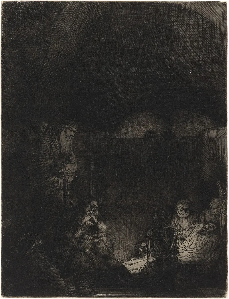 The Entombment 31 Wall Art by Rembrandt van Rijn - High-Resolution Digital Print