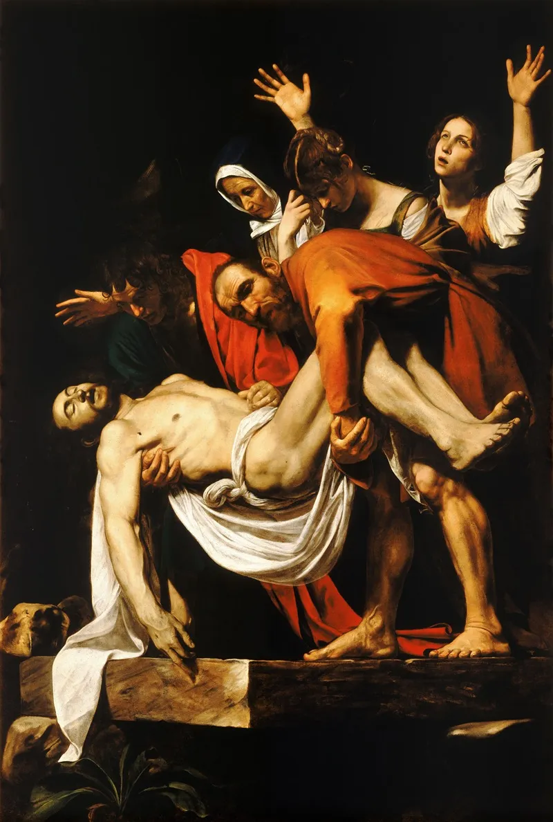 The Entombment Of Christ 3 Wall Art by Caravaggio - High-Resolution Digital Print