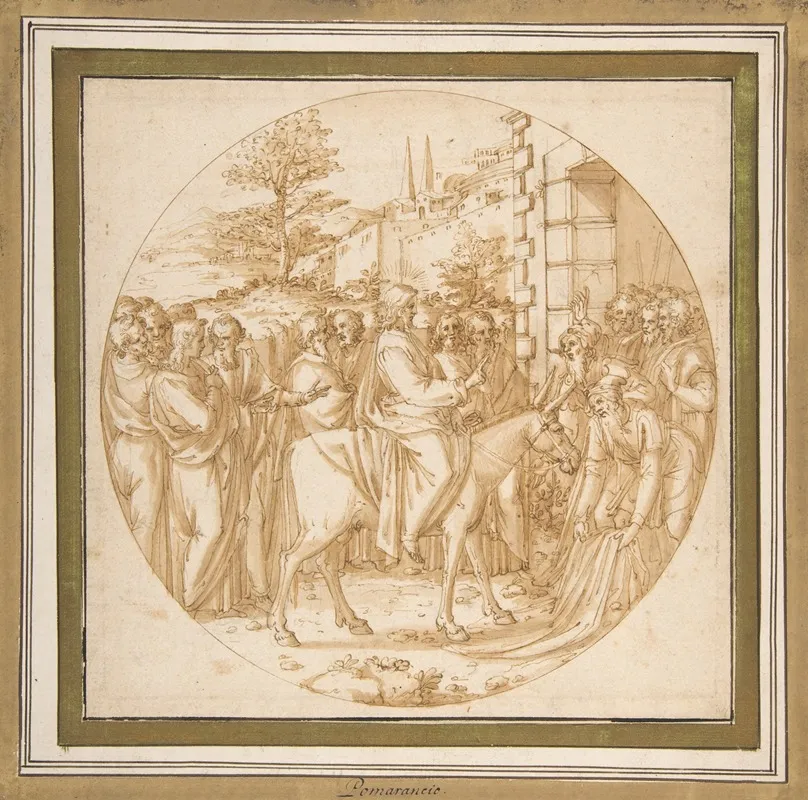 The Entrance Of Christ Into Jerusalem 2 Wall Art by Ercole Setti - High-Resolution Digital Print