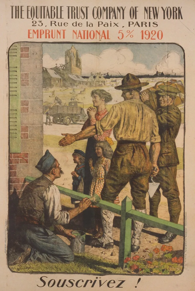 The Equitable Trust Company Of New York Emprunt National 5 1920 Souscrivez