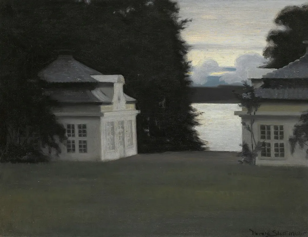 The Eremitage Pavilions In The Royal Gardens At Fredensborg