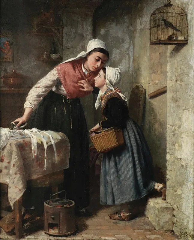 The Errand Wall Art by Pierre Jean Edmond Castan - High-Resolution Digital Print