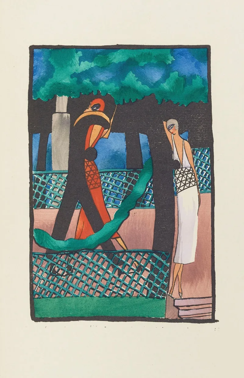 The Essence Of The Mode Of The Day Paris 1920 Pl 12