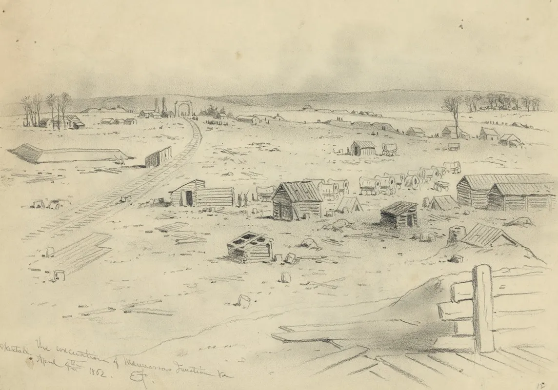 The Evacuation Of Manassas Junction Va