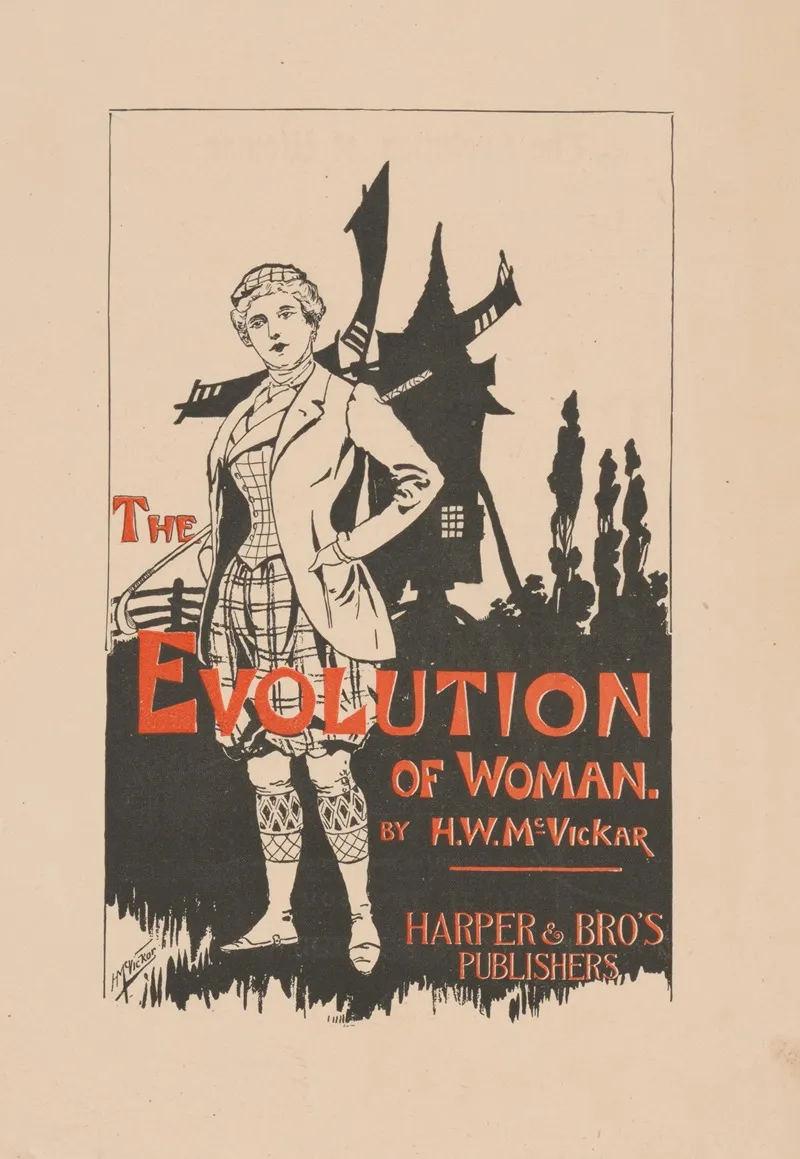 The Evolution Of Woman 2 Wall Art by Harry Whitney McVickar - High-Resolution Digital Print