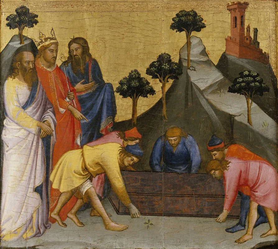 The Execution Of The Four Crowned Martyrs Wall Art by Niccolò di Pietro Gerini - High-Resolution Digital Print